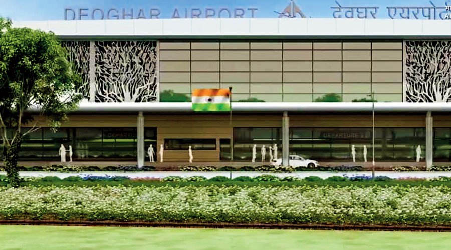 प्रधानमंत्री मोदी को बाबाधाम आने का भेजा निमंत्रण, देवघर एयरपोर्ट का नाम बाबा बैद्यनाथ एयरपोर्ट रखने का किया आग्रह